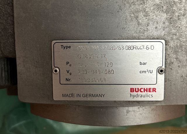 Pump BUCHER QX61-200/62 R447-6-D
