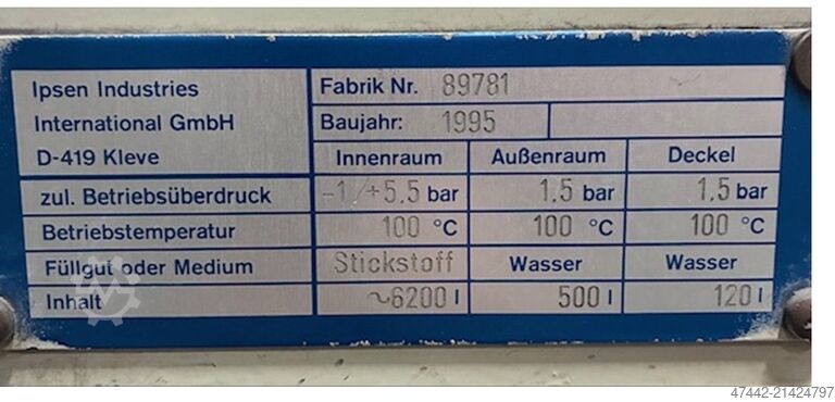 Sintering vacuum furnace IPSEN VTTC(W)-524-R(S)