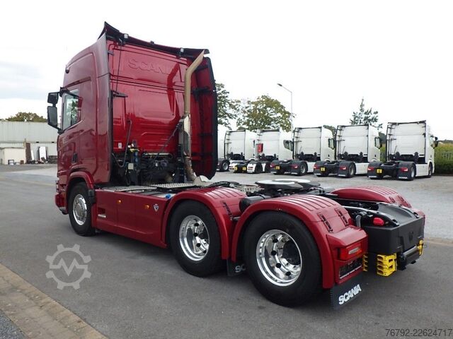 Standard tractor unit SCANIA R 660 XT 6x4 B /Ret./Hydr./ALCOA /Leder/Vollluft