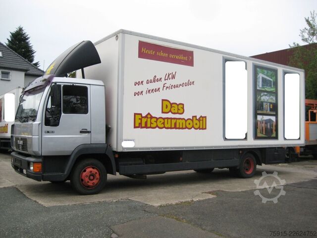Custom body truck MAN 8.163 Friseurmobil 4 Arbeitsplätze *TÜV 08-2027*