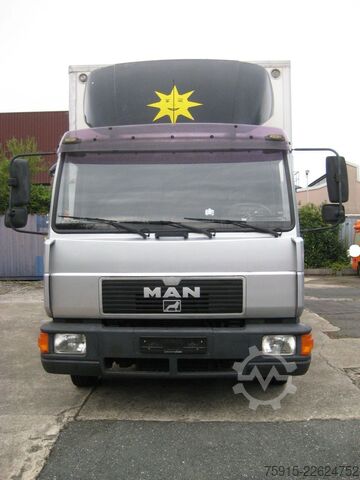 Custom body truck MAN 8.163 Friseurmobil 4 Arbeitsplätze *TÜV 08-2027*