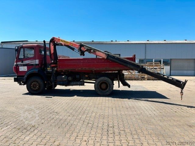Kipper LKW MERCEDES-BENZ 1824 AK  Kipper Kran