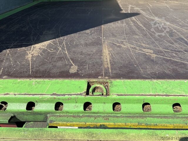 Wechselbrücke mit Pritsche Krone Baustoff 7,45 Multilockrahmen Türen