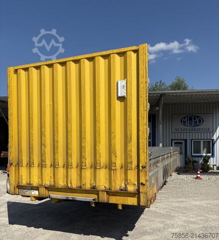 Wechselpritsche offen Krone Baustoff Wechselbrücke 7,45m Türen