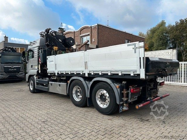 Autokran MAN 28.500 TGS 3Skipper + Fassi 395 Kran+Greifer 6x2