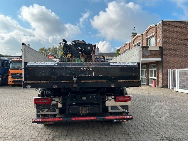 Truck mounted crane MAN 28.500 TGS 3Skipper + Fassi 395 Kran+Greifer 6x2