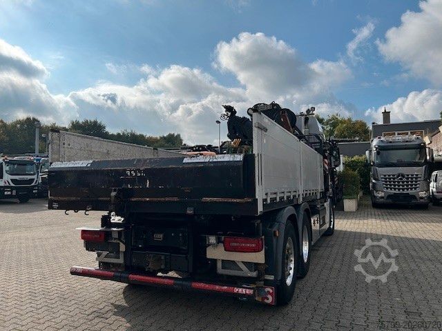Truck mounted crane MAN 28.500 TGS 3Skipper + Fassi 395 Kran+Greifer 6x2
