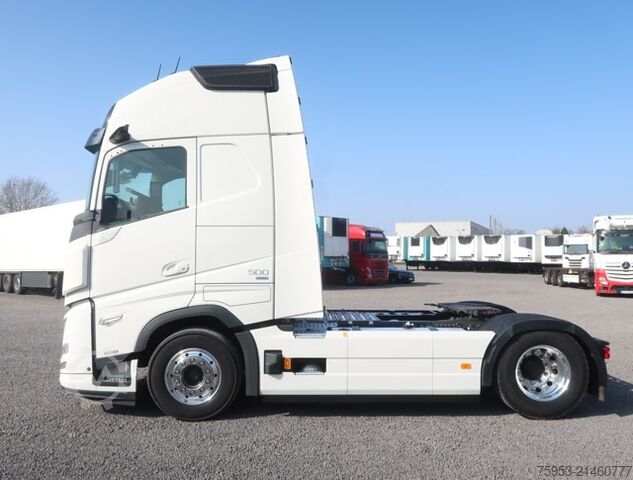 Standard tractor unit Volvo FH 500 Aero TC I-Save Retarder Alcoa Leder