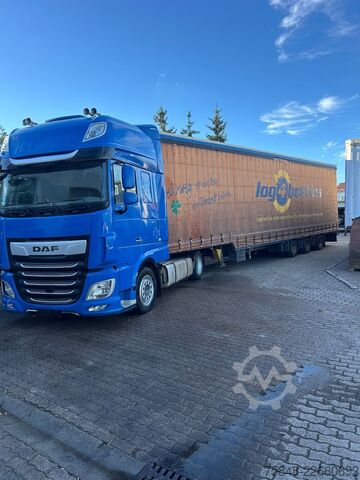 Low loader semitrailer KOTSCHENREUTHER 5 x STL 324-Bereifung 215/75R17,5-Lenkachse