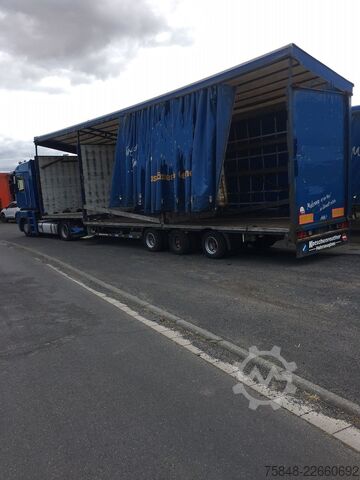 Low loader semitrailer KOTSCHENREUTHER 5 x STL 324-Bereifung 215/75R17,5-Lenkachse