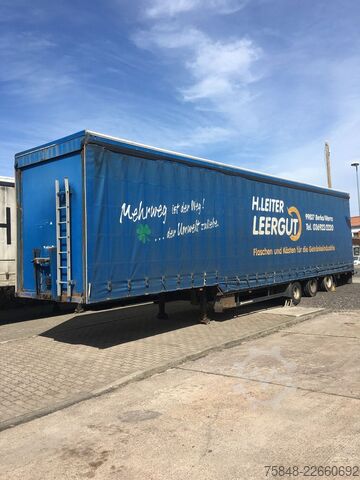 Low loader semitrailer KOTSCHENREUTHER 5 x STL 324-Bereifung 215/75R17,5-Lenkachse