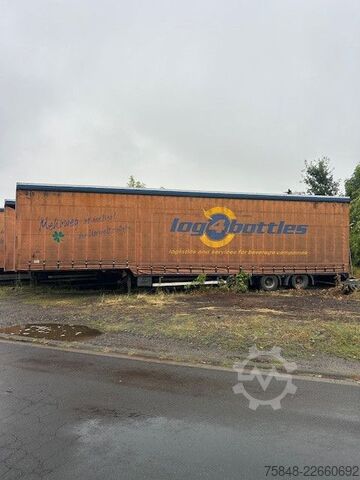 Low loader semitrailer KOTSCHENREUTHER 5 x STL 324-Bereifung 215/75R17,5-Lenkachse