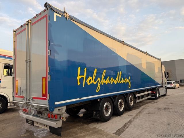 Walking floor semitrailer KNAPEN K100 Schubboden/Alu/Luft-Lift/Rollplane
