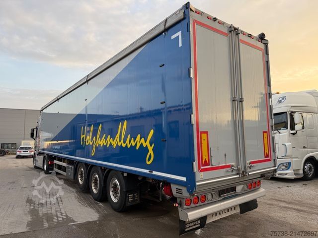Walking floor semitrailer KNAPEN K100 Schubboden/Alu/Luft-Lift/Rollplane