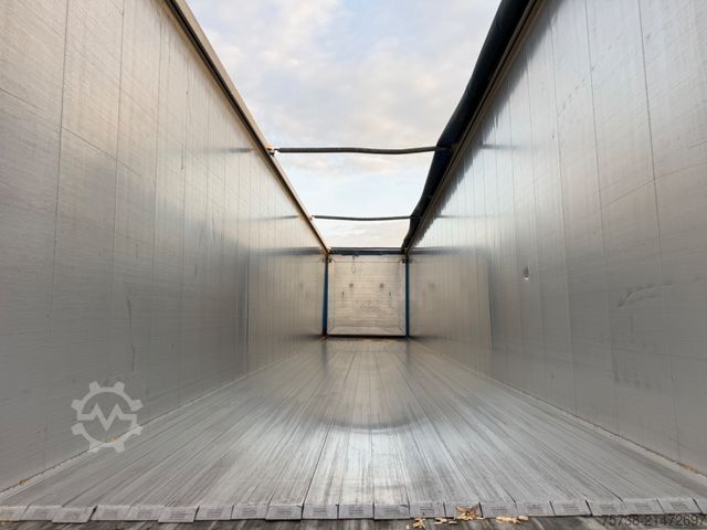 Walking floor semitrailer KNAPEN K100 Schubboden/Alu/Luft-Lift/Rollplane