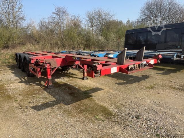 Auflieger-Wechselfahrgestell BROSHUIS MFCC , Liftachse, 45"