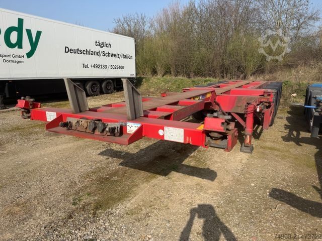 Auflieger-Wechselfahrgestell BROSHUIS MFCC , Liftachse, 45"