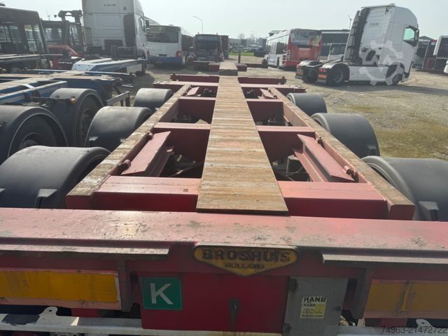 Auflieger-Wechselfahrgestell BROSHUIS MFCC , Liftachse, 45"