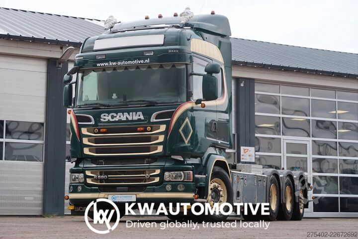 Hook arm system Scania R580 V8 LB8X4HNB/ Full AIR/ PTO/  SWAP- CONTAIN...