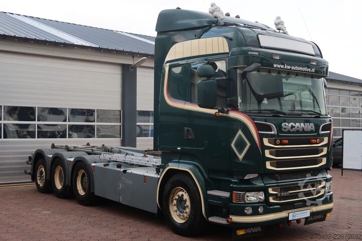 Hook arm system Scania R580 V8 LB8X4HNB/ Full AIR/ PTO/  SWAP- CONTAIN...