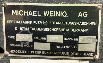Winkelanlage Weinig UC6