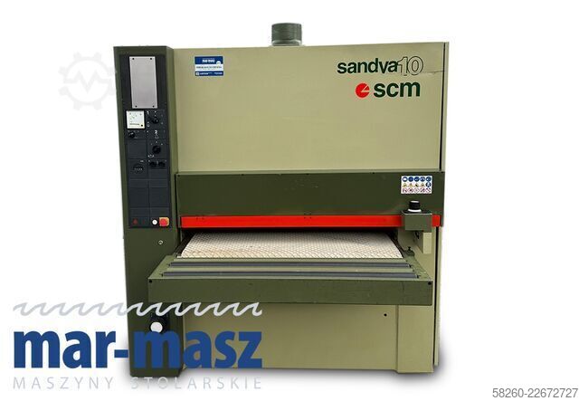 Wide belt sander SCM SANDYA 10  typ RCS 110 trzewik sekwencyjny