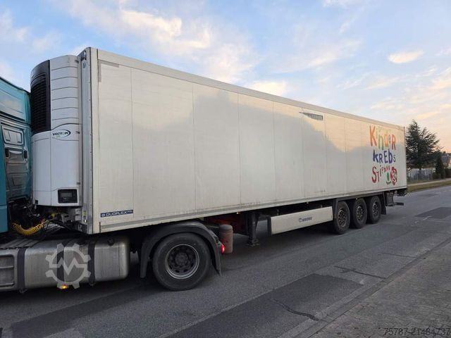 Kühlauflieger KRONE Tiefkühler, Carrier Vector 1550, 2 x Liftachse