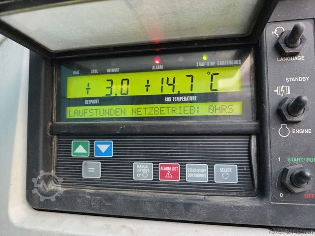 Kühlauflieger KRONE Tiefkühler, Carrier Vector 1550, 2 x Liftachse