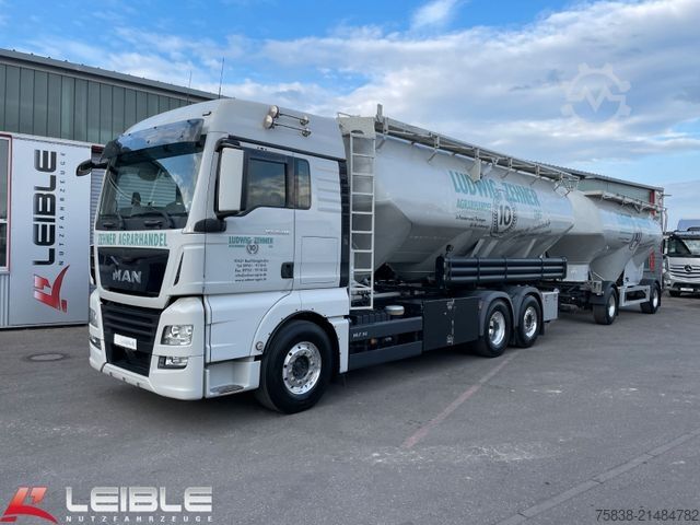 Silo trailer FELDBINDER HEUT 31.2 *31.000 l mit 3x Euter*Alcoa Alufelgen