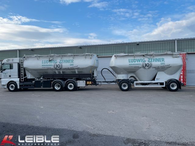 Silo trailer FELDBINDER HEUT 31.2 *31.000 l mit 3x Euter*Alcoa Alufelgen