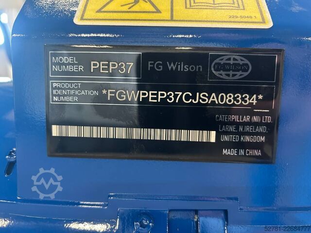 Generator set FG Wilson P33-3 - 33 kVA Open Genset - DPX-16003-O