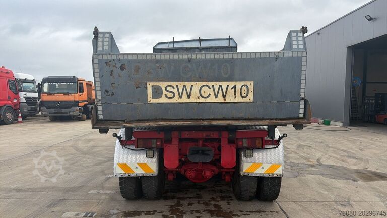 Tipper Scania 93-280 (POMPE MANUELLE / MANUAL PUMP / 6X4 / ST...
