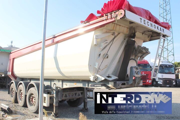 Tipper semi-trailer TecnoKar semirimorchio ribaltabile vasca 27m3 usa