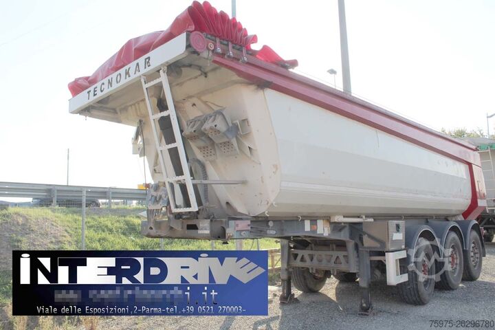 Tipper semi-trailer TecnoKar semirimorchio ribaltabile vasca 27m3 usa