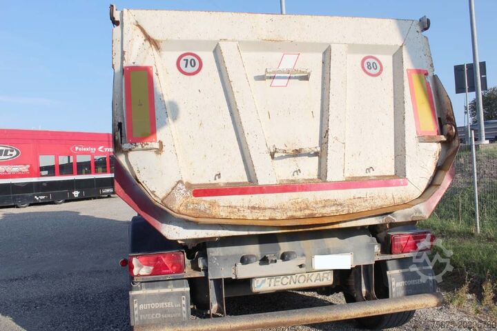Tipper semi-trailer TecnoKar semirimorchio ribaltabile vasca 27m3 usa