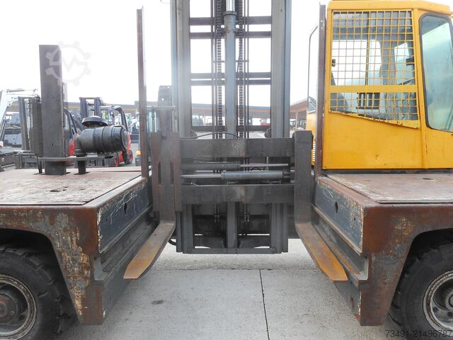 Side loader forklift Baumann GX50/12/45 ZV + Einzelgabelhub