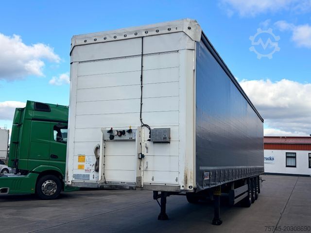 Open semitrailer with tarp SCHMITZ CARGOBULL SCB S3T * POWER CURTAIN * NEUWERTIG
