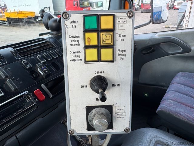 Roll-off tipper truck MERCEDES-BENZ ATEGO 2628 * 6 x 4*LIFTACHSE*KLIMA*WINTER/SCHILD