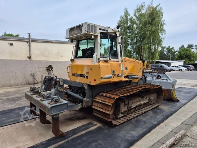 Road roller LIEBHERR PR 714 LGP Bulldozer Ripper 6 Wegeschild - GPS