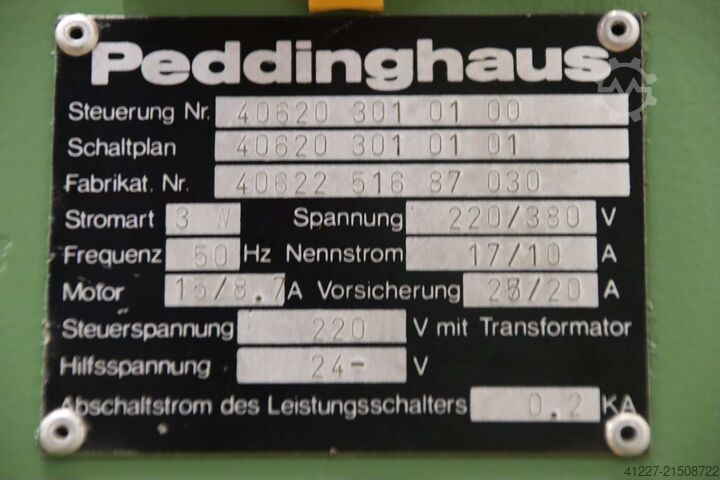 Profile steel shear punch, 5-way combined Peddinghaus Peddiworker 400