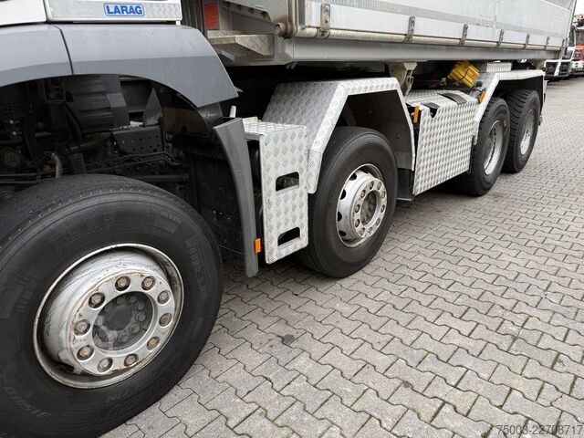 Three-sided tipper truck Mercedes-Benz Arocs 3246K 8X4 Meiller