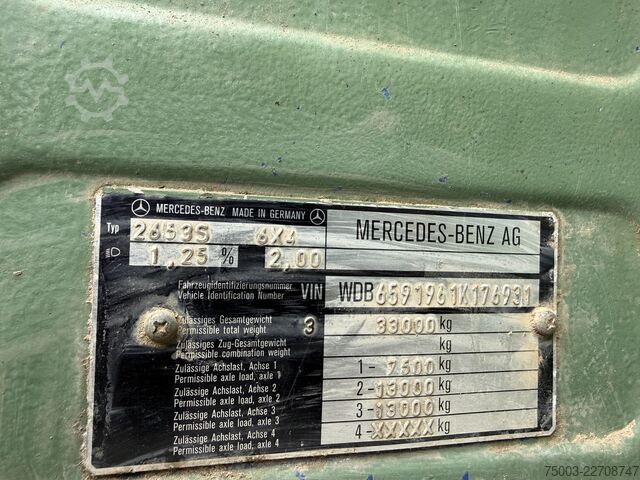 Schwerlast LKW/SZM Mercedes-Benz SK 2653 S 6X4 V8 Oldtimer