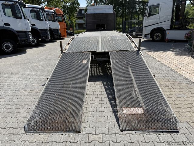 Autotransporter LKW Mercedes-Benz Actros MP4 2532 6X2 Maschinentransporter