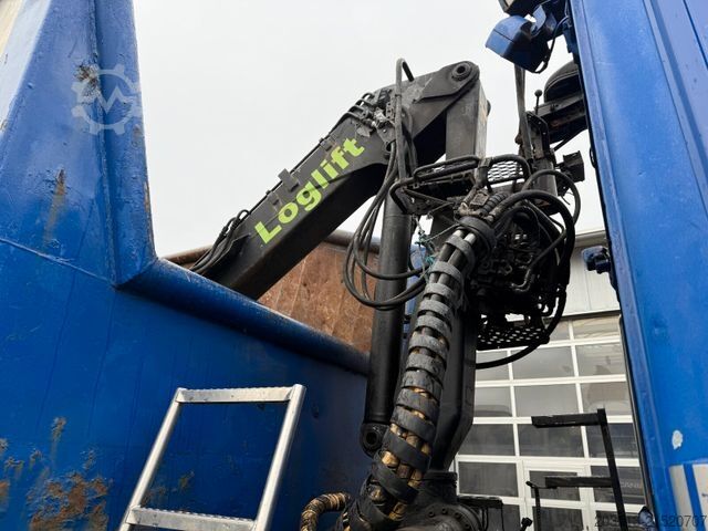 Kipper LKW MAN TGS 26.400 6x2 Kipper + Kran LogLift F105Z77A