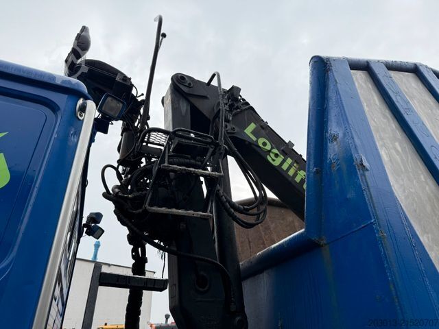 Kipper LKW MAN TGS 26.400 6x2 Kipper + Kran LogLift F105Z77A