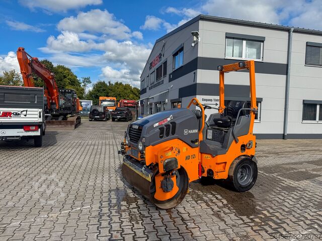 Kombiwalze hamm HD12 i VT 24 kW Kantenschneiderad