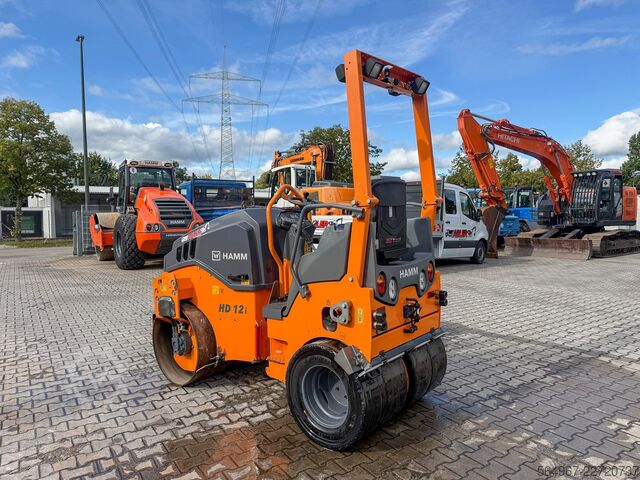 Kombiwalze hamm HD12 i VT 24 kW Kantenschneiderad