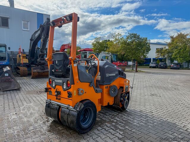 Kombiwalze hamm HD12 i VT 24 kW Kantenschneiderad