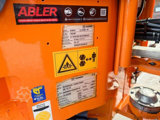 Kombiwalze hamm HD12 i VT 24 kW Kantenschneiderad