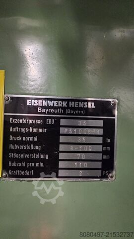 Exzenterpresse EBU 35